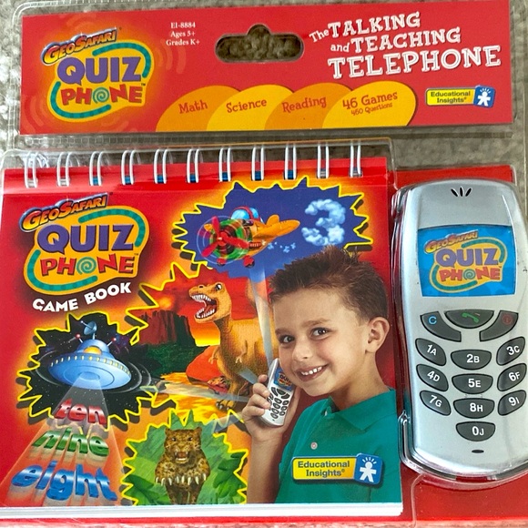 NIB GEO SAFARI QUIZ PHONE EDUCATIONAL GREAT HOMESCHOOL TOOL - Picture 1 of 3